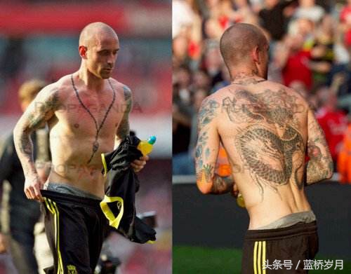 他们满身纹身凸起是因为什么,满身纹身的足球运动员长头发