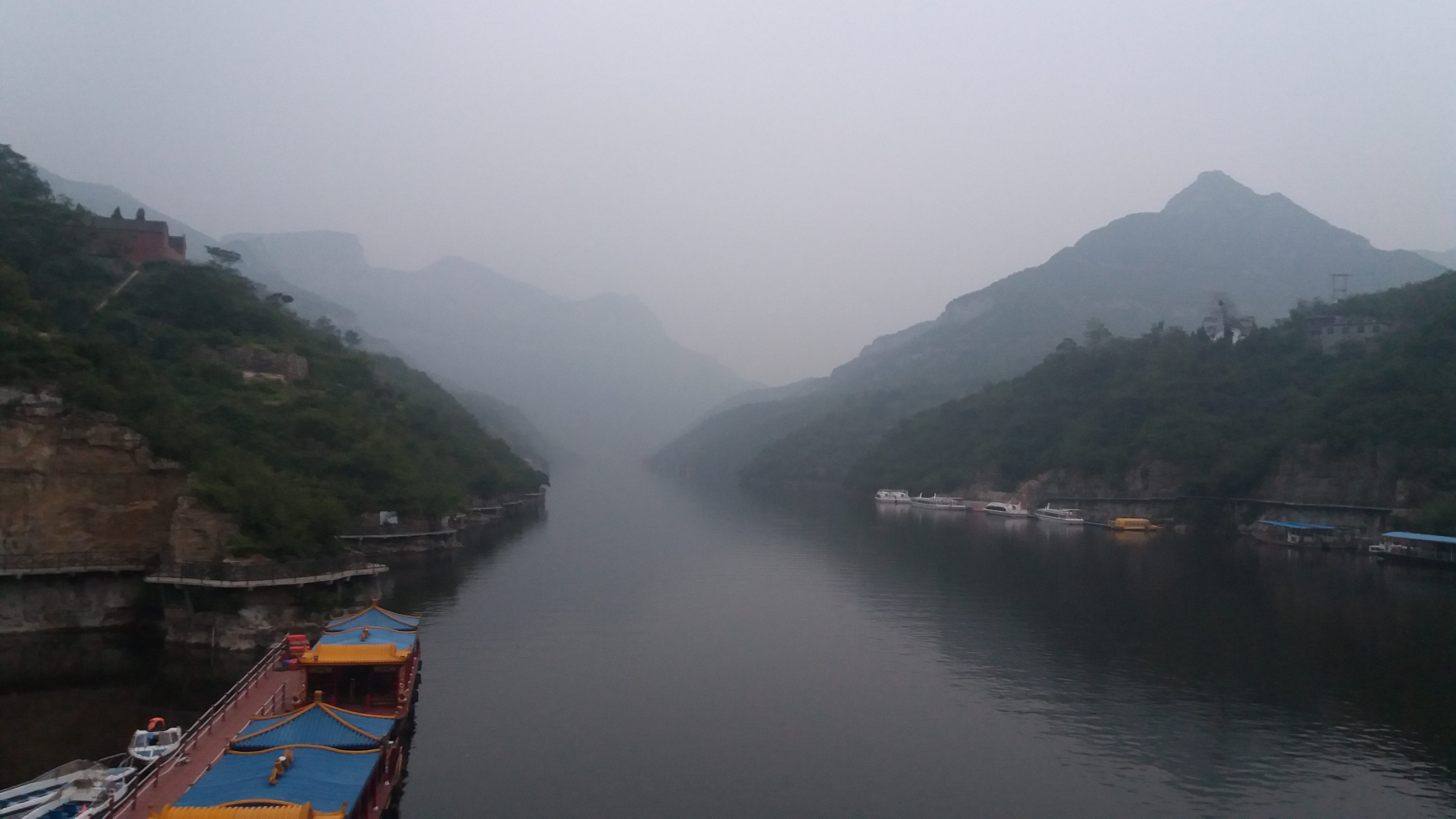 青山绿水船景区,焦作市博爱县青天河旅游景点
