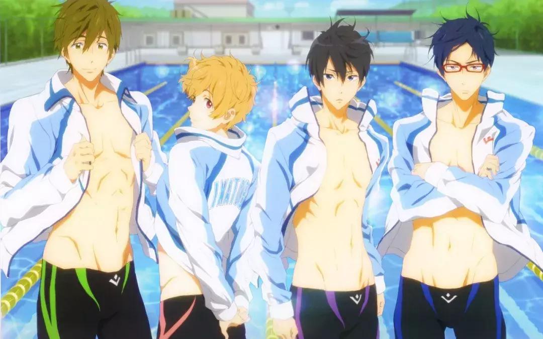 二次元角色展示广告,二次元人物集体照