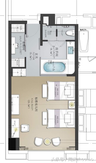 酒店标准间设计方案,星级酒店设计标准案例图片
