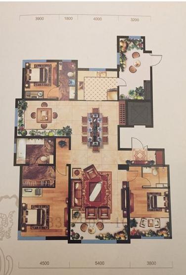 中建国熙台219平,中建国熙台188平样板间