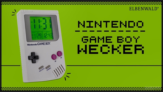 将童年回忆戴在手上！国外礼品网推出GameBoy外形腕表和闹钟