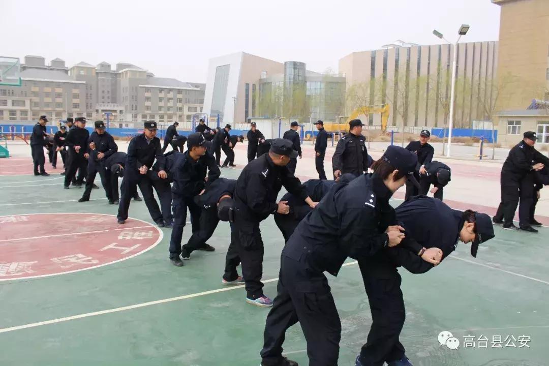 高台县公安局政治轮训,战训结合圆满完成晋级轮训