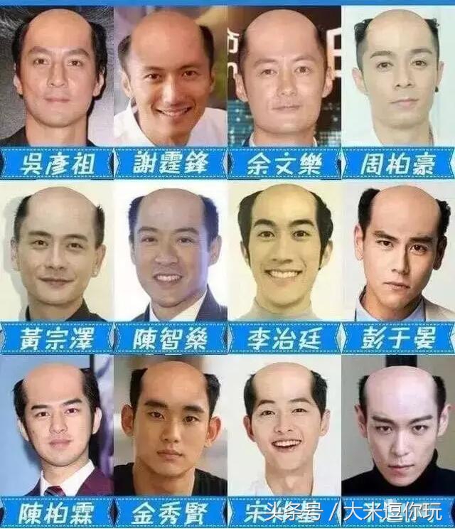 幽默搞笑动图gif图片段子合集地中海发型的吴彦祖谢霆锋宋仲基等