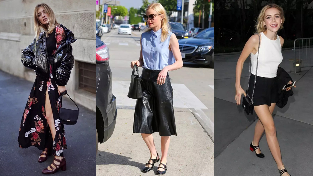 贵气又好看的玛丽珍鞋,玛丽珍鞋穿搭高级感