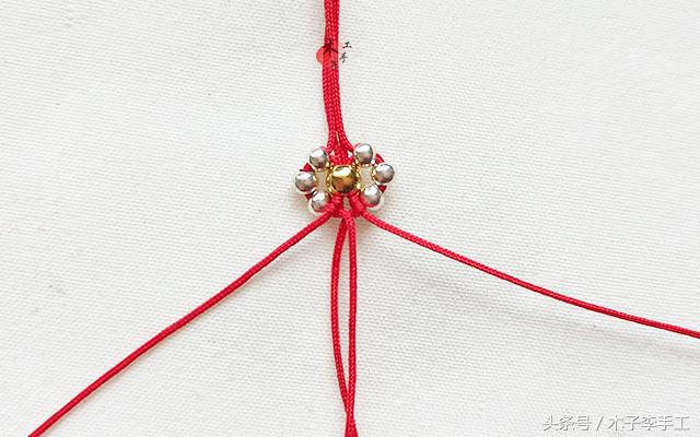 用细的红绳怎么做戒指,最近很火的手工蝴蝶结戒指