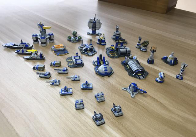 红色警戒各阵营的模型,红色警戒的高清建模