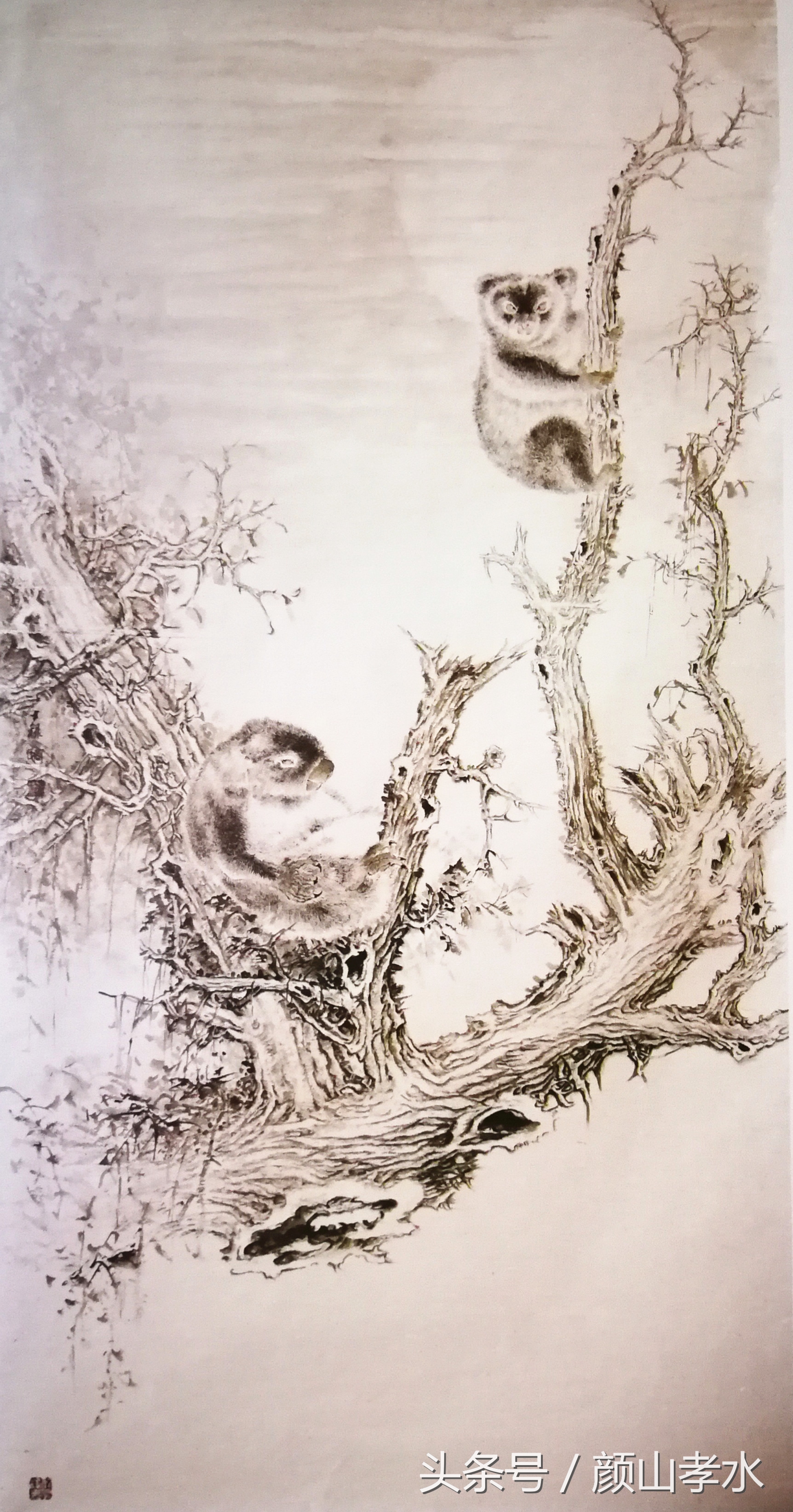 放牛出身的水墨画家,画乡村的中国知名画家