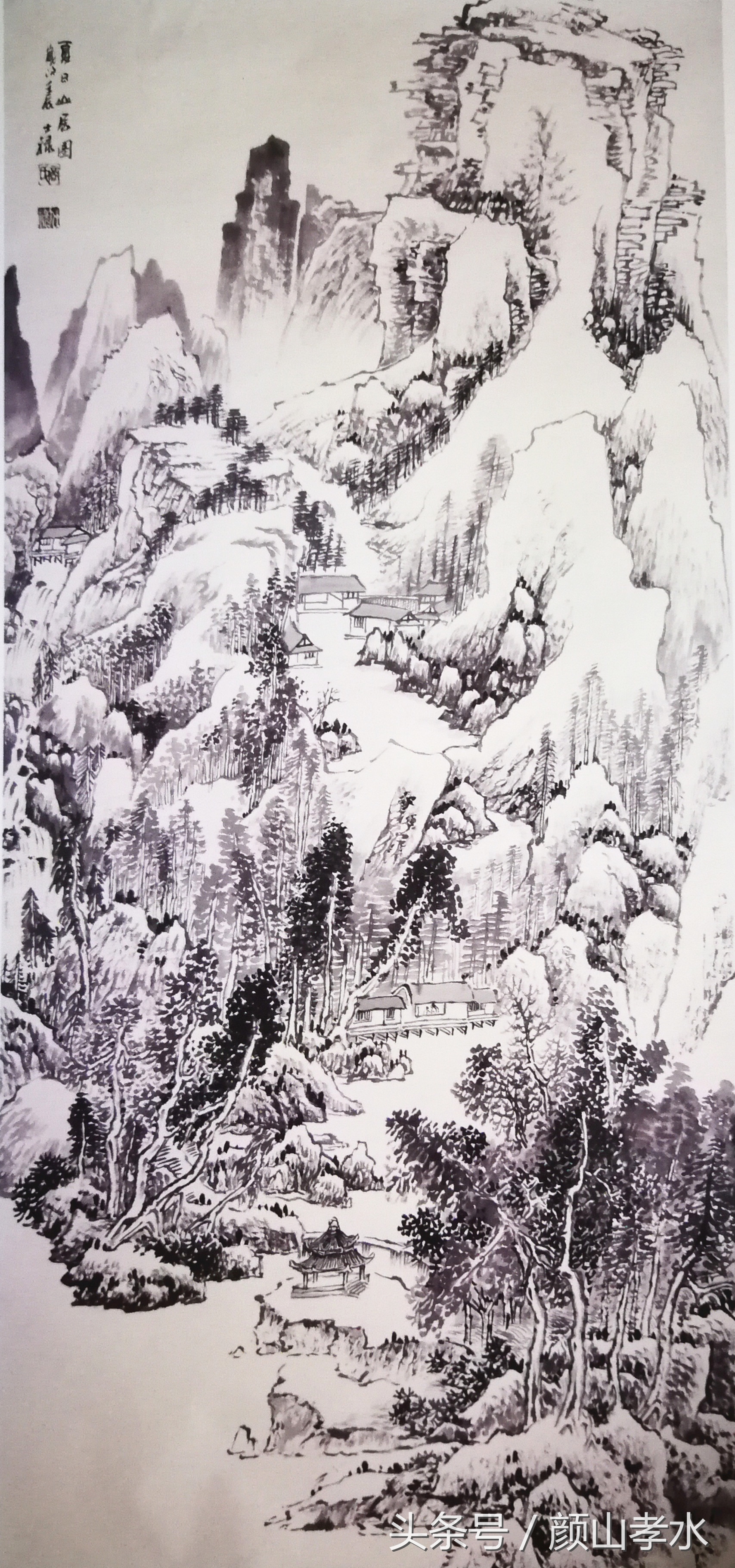 放牛出身的水墨画家,画乡村的中国知名画家