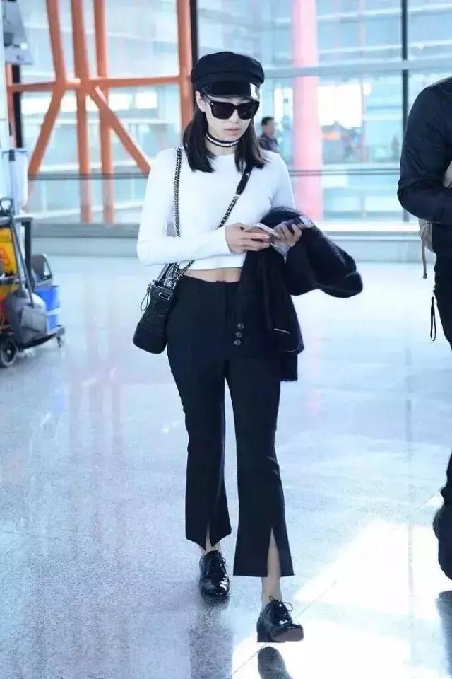 小个子直筒显瘦微喇叭裤,不开叉小个子微喇裤下垂感好百搭