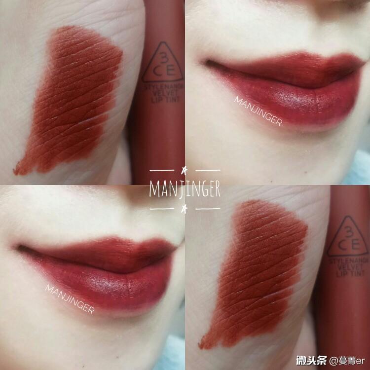 3ce水雾唇釉doublewind,3ce唇釉knowbetter试色