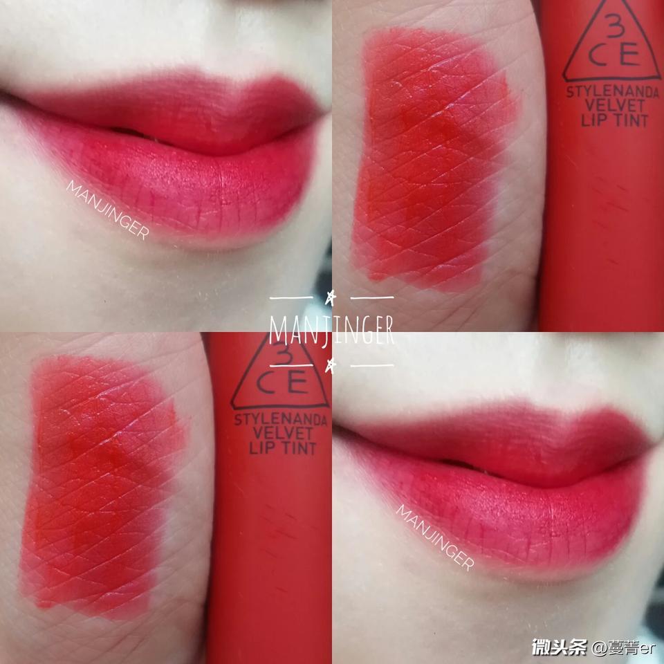 3ce水雾唇釉doublewind,3ce唇釉knowbetter试色