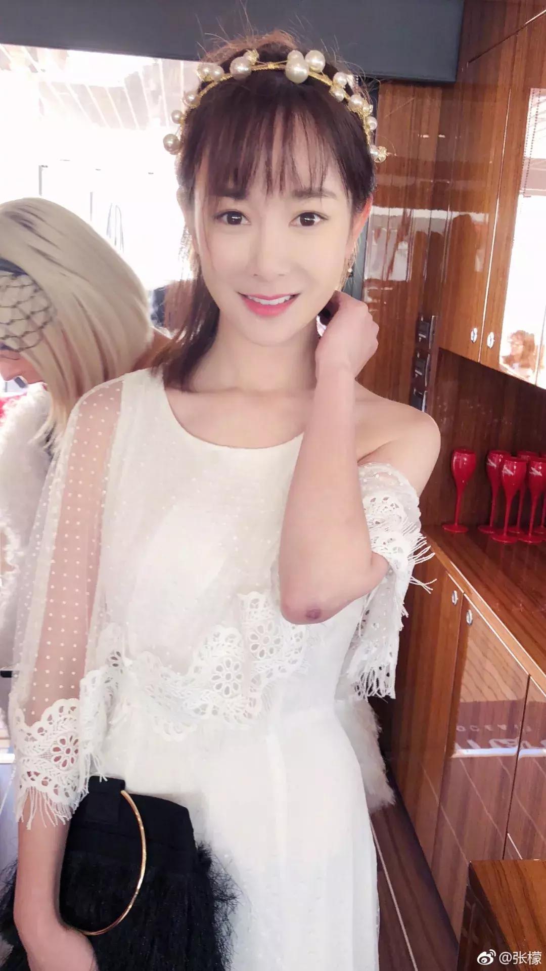 张檬袁姗姗刘恺威韩栋蔡少芬,早期张檬颜值巅峰