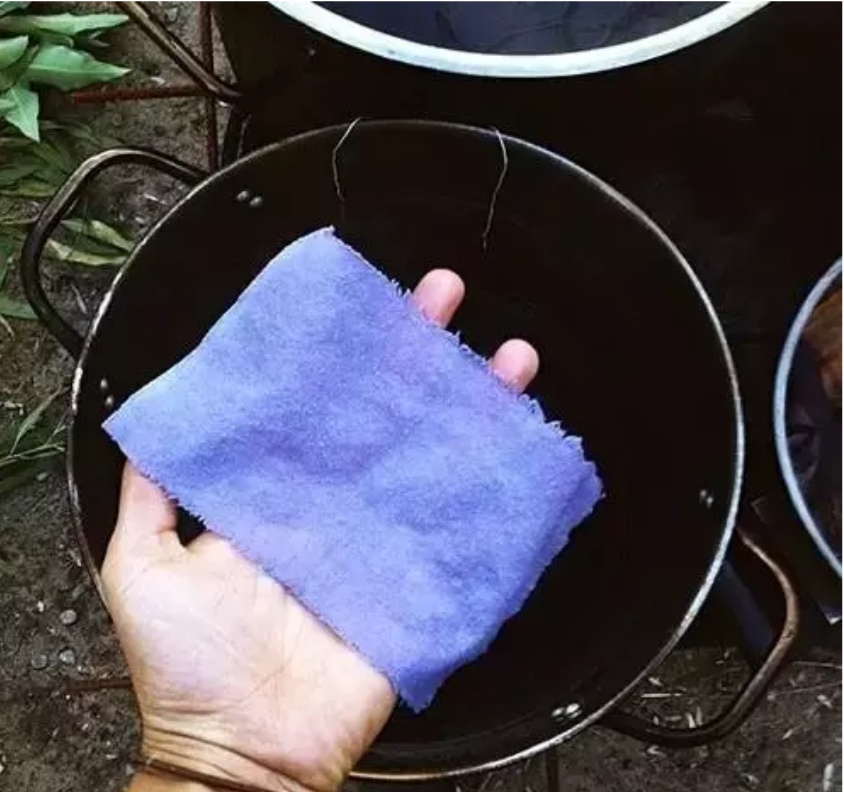 古法植物手工染布,非物质文化遗产手工花