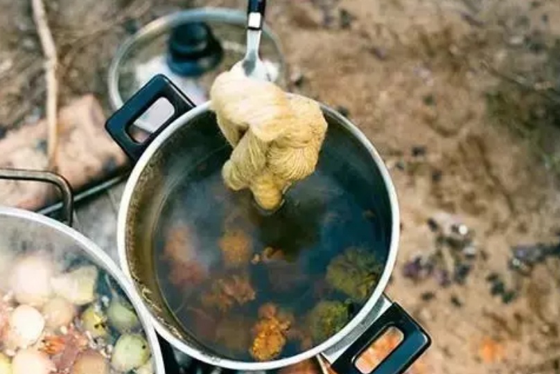 古法植物手工染布,非物质文化遗产手工花