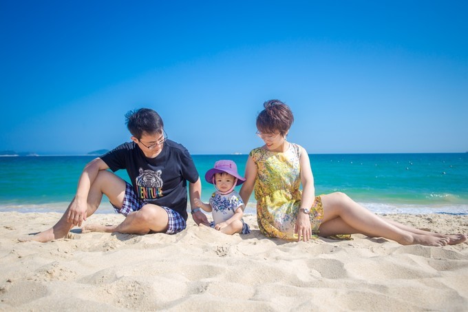 碧海蓝天椰风海韵旅行,碧海蓝天三亚亲子游攻略