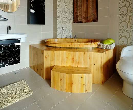 独立浴缸怎么装好看,浴室里面装上浴缸怎样搭配好看