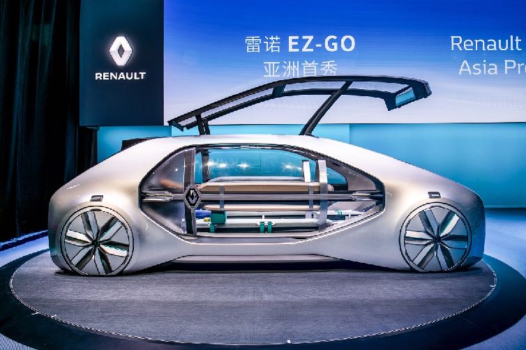 雷诺ezgo纯电概念车,雷诺首秀