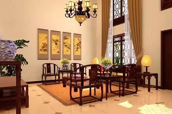 新中式红木沙发客厅效果图,怎么让红木沙发装修成现代风格