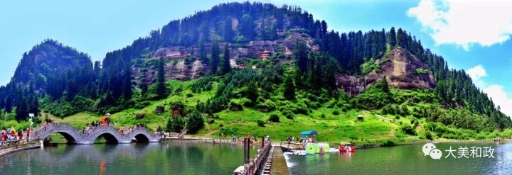 绿色和政春深夏浅风光好山美花浓待君来