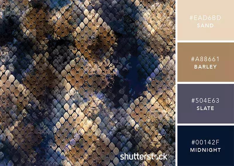 相见恨晚的色彩搭配,两种好看的颜色搭配