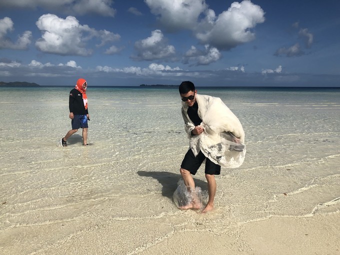 帕劳的海景风光给人美的享受,帕劳的海洋和沙滩风景图片