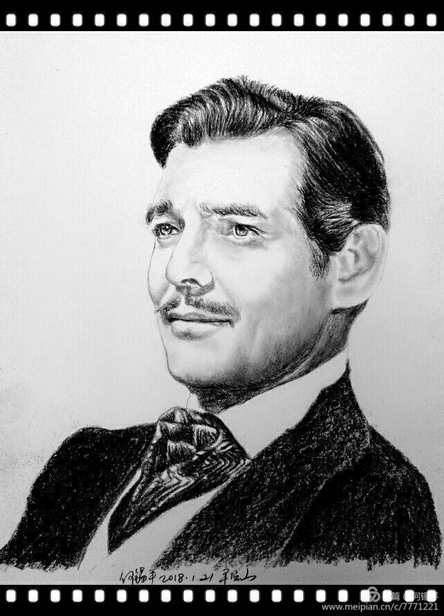 碳铅素描作品,碳铅人物素描画像