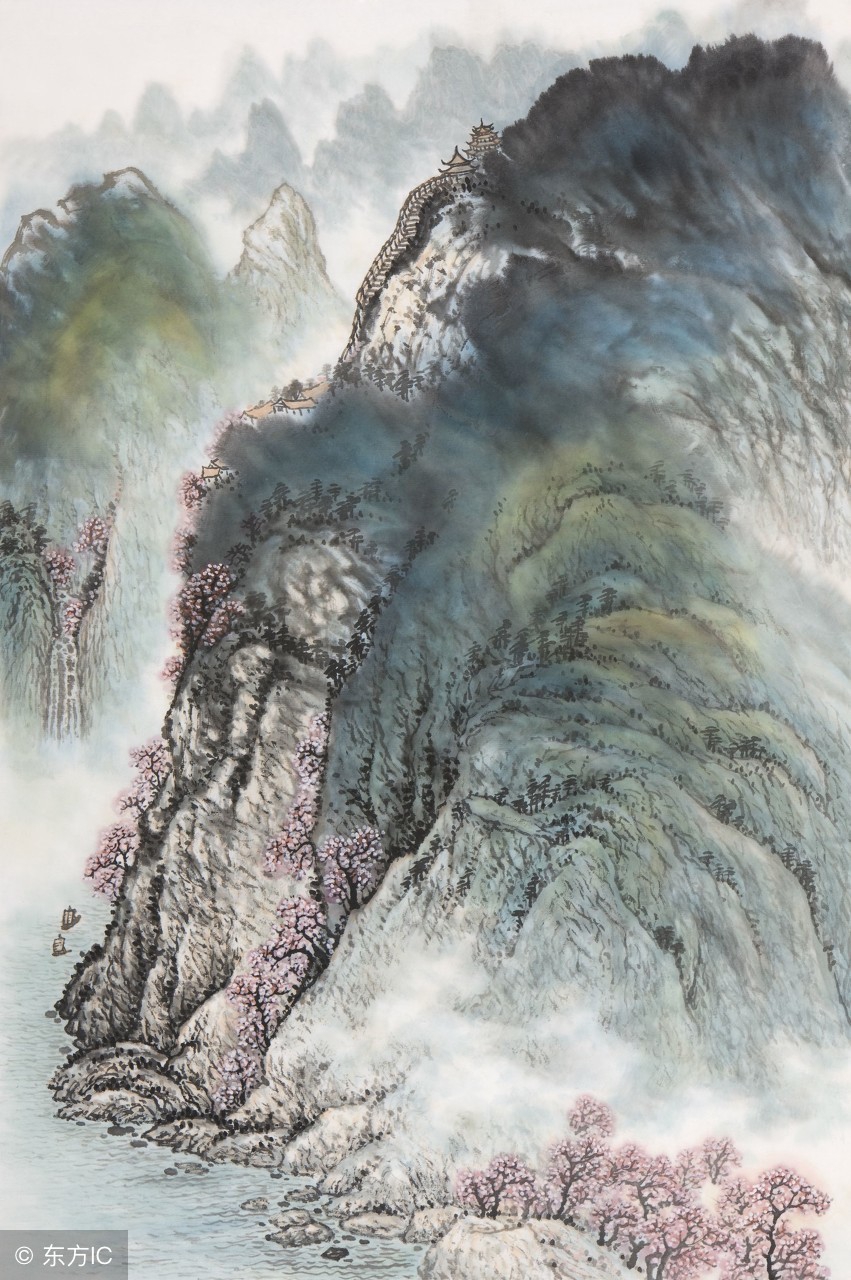 家居风水之山水画,客厅山水画什么样的风水好