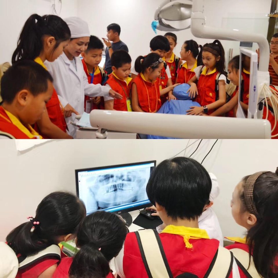 化身小记者采访家人求学成长,小记者变身小牙医