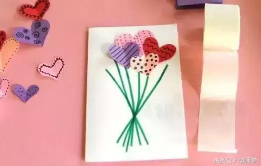 母亲节贺卡高级ins风大贺卡,父亲节贺卡和母亲节贺卡