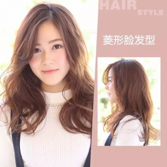 菱形脸适合蛋蛋卷短发发型,菱形脸短发烫发发型图片