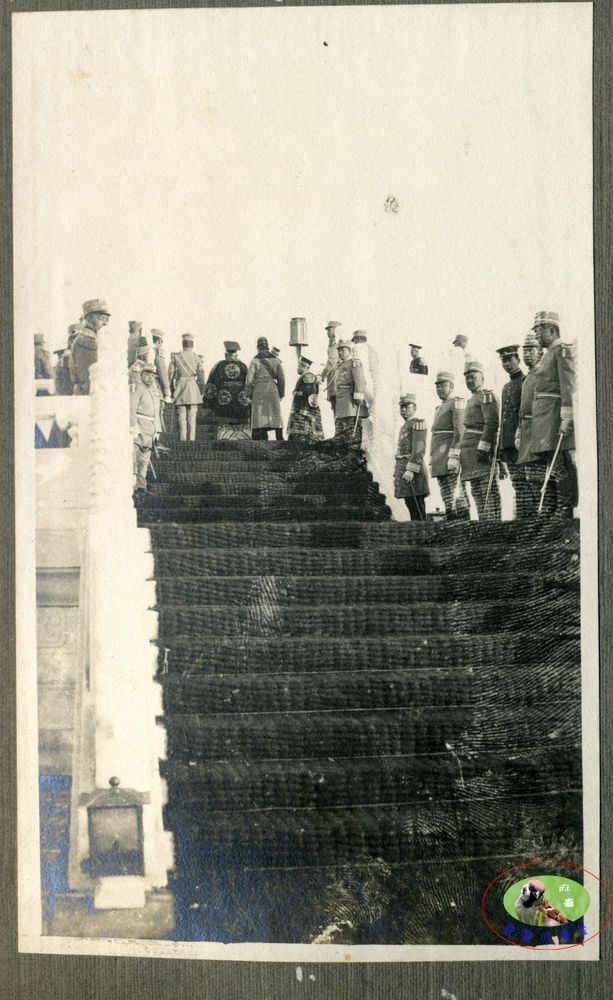 老照片1913年袁世凯天坛祭天,袁世凯祭天大典照片