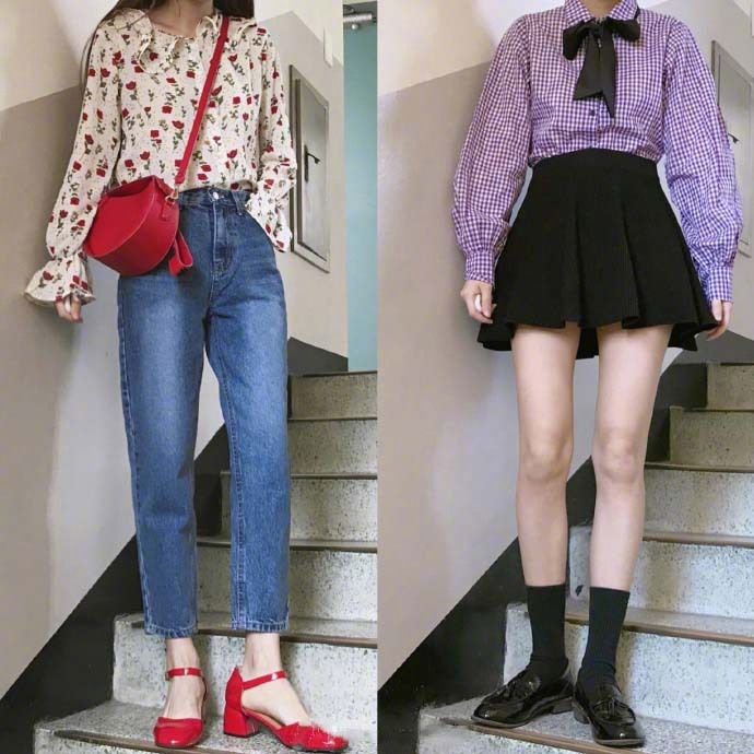 小清新袜子中筒袜怎么搭配,袜子都不穿还穿秋裤