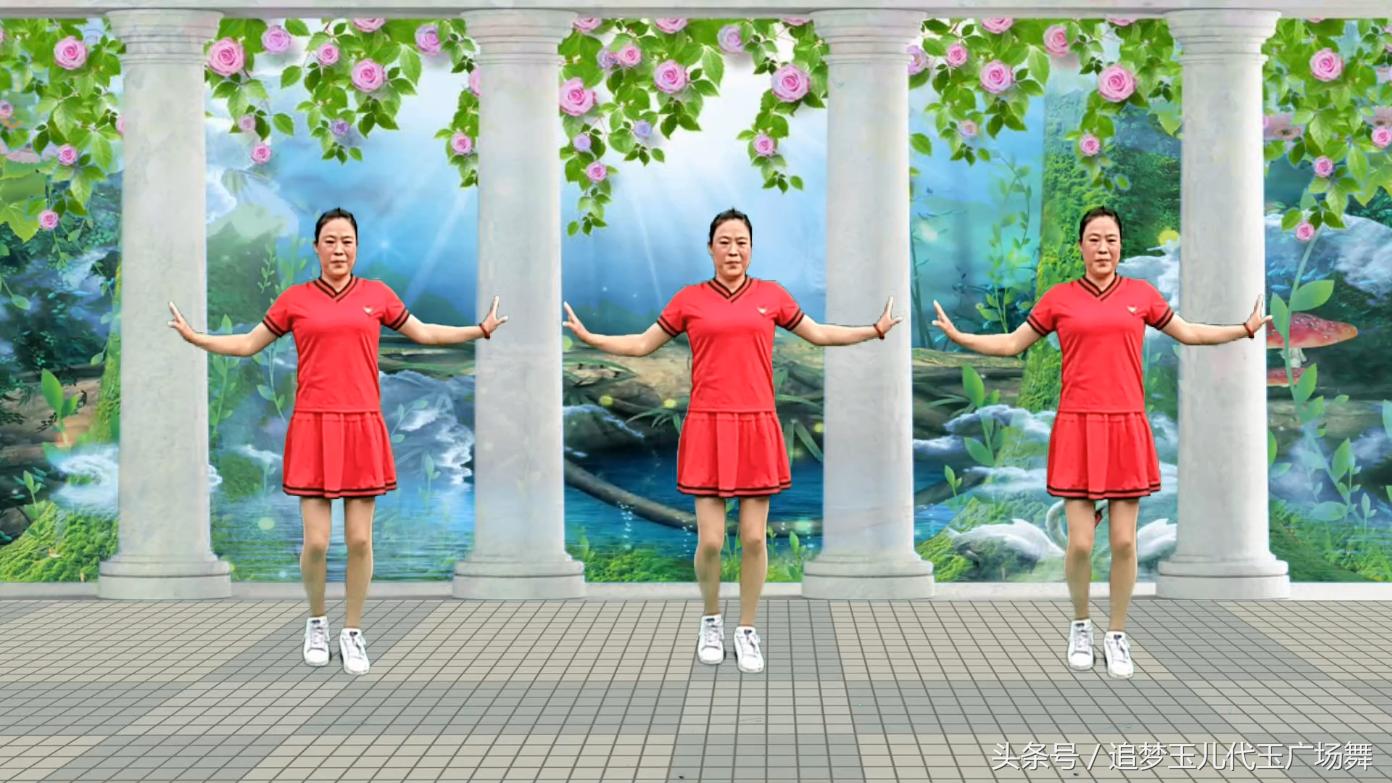 广场舞家乡的姑娘真漂亮简单版,代玉广场舞女儿情