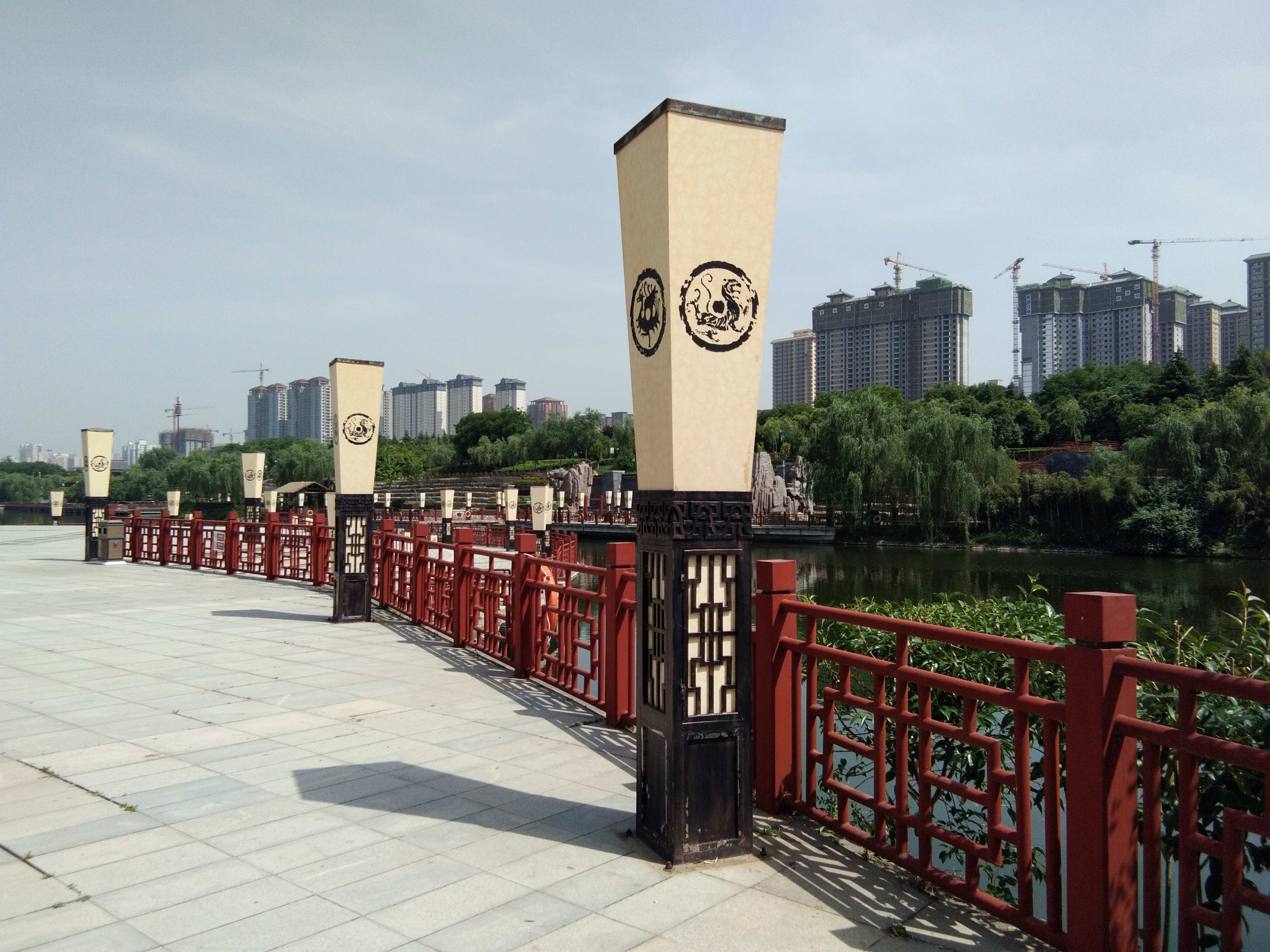 脚踏汉城湖公园全程!感受汉武辉煌!