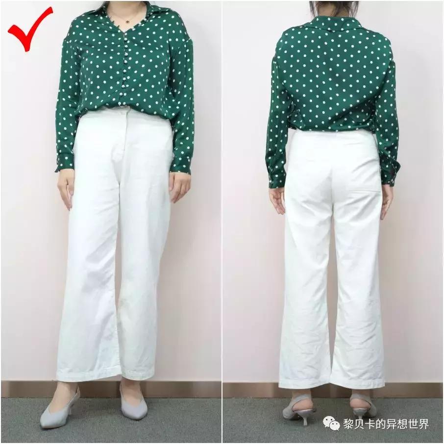 显瘦阔腿裤百搭秋季,最好穿的白色显瘦阔腿裤
