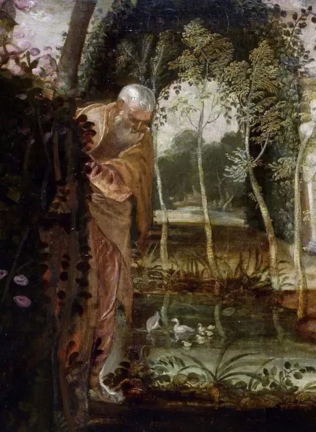 美女出浴，遭两个秃顶老头偷看！