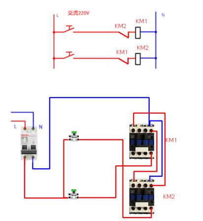 电工电机正反转原理图和接线图,电工初级电机正反转控制线路讲解