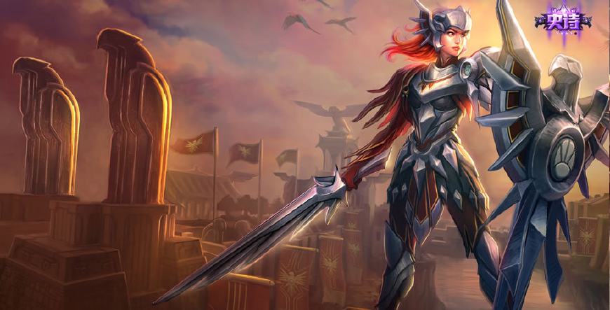 英雄联盟蕾欧娜水晶圣骑,曙光女神蕾欧娜