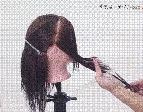 剪发如何修饰脸型,修饰脸型的刘海剪发教程