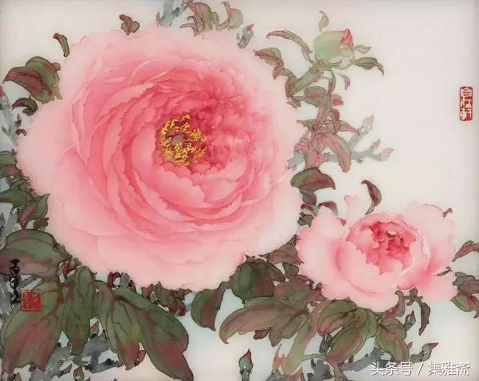 何百里的彩墨画,何百里美术作品欣赏