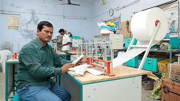 印度讲述发明卫生巾的电影,印度造卫生巾的电影