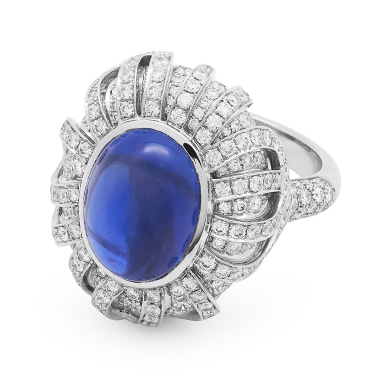 金戒指蒂芙尼款,蒂芙尼bluebook2023蓝宝石戒指