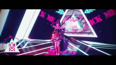 王昭君pickmeup舞蹈秒杀宣仪山支，荣耀101求C位出道