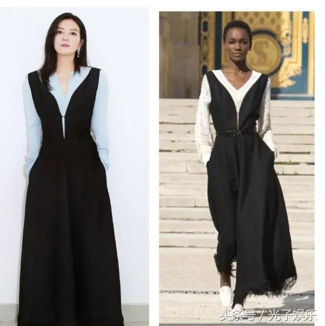 44岁赵薇薄纱长裙,赵薇44岁的减龄