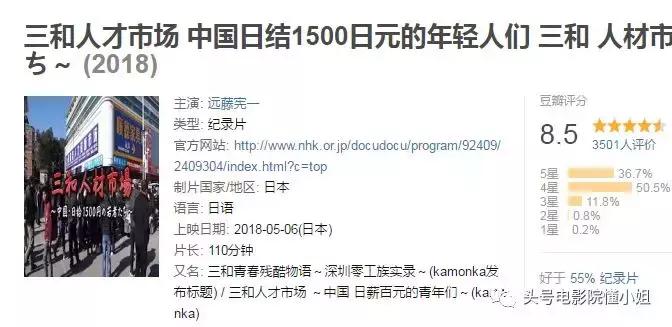 豆瓣8.5分！这部纪录中国的影片被好评刷屏关注日挣百元的打工者