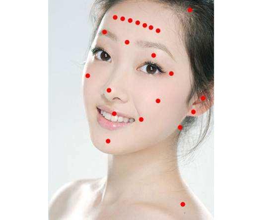 痣相女人脸部痣相图解,女人10处有痣代表富贵痣图解