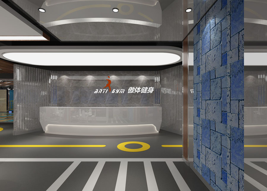 健身会所设计风格,健身会所招牌设计图