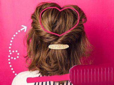 女士短发发型教程编发,过年发饰发型编发教程