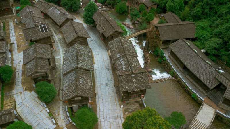深山峡谷中的江西大觉山,江西大觉山风景优美